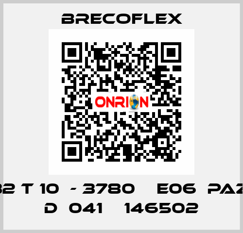 32 T 10  - 3780    E06  PAZ  D  041    146502 Brecoflex