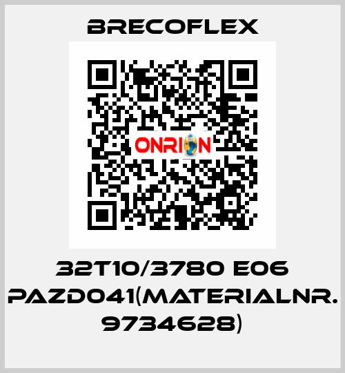 32T10/3780 E06 PAZD041(MATERIALNR. 9734628) Brecoflex
