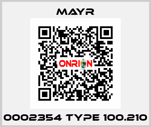 0002354 TYPE 100.210 Mayr