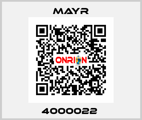 4000022  Mayr