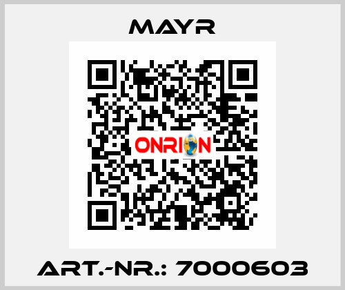 ART.-NR.: 7000603 Mayr