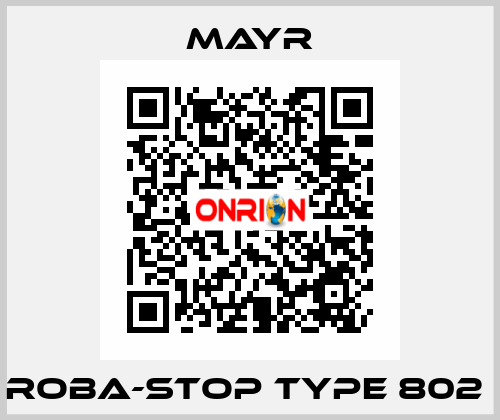 ROBA-stop Type 802  Mayr