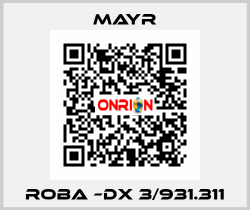 Roba –DX 3/931.311 Mayr