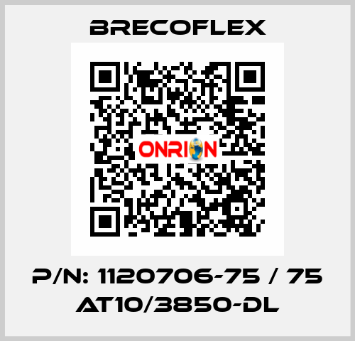 P/N: 1120706-75 / 75 AT10/3850-DL Brecoflex