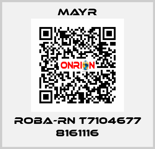 ROBA-RN T7104677 8161116 Mayr