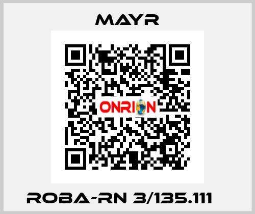  ROBA-RN 3/135.111    Mayr