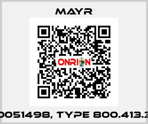 0051498, Type 800.413.3 Mayr