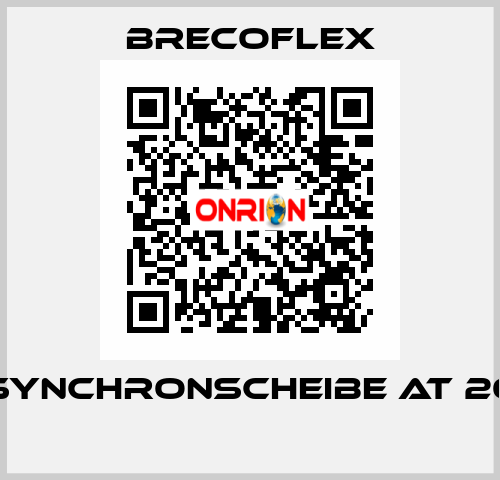 SYNCHRONSCHEIBE AT 20  Brecoflex