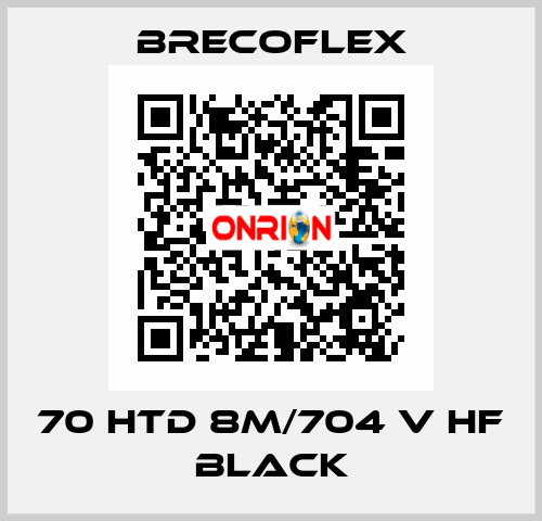 70 HTD 8M/704 V HF Black Brecoflex