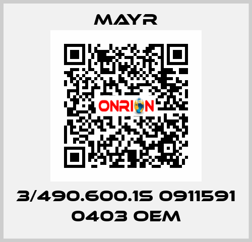 3/490.600.1S 0911591 0403 OEM Mayr