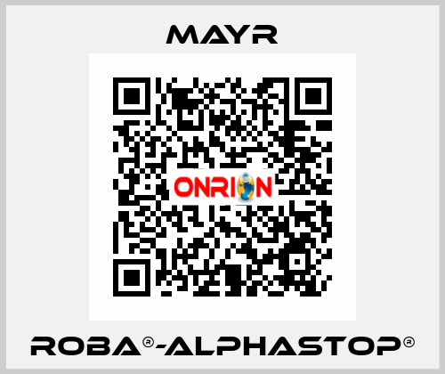 ROBA®-alphastop® Mayr