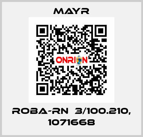 ROBA-RN  3/100.210, 1071668 Mayr