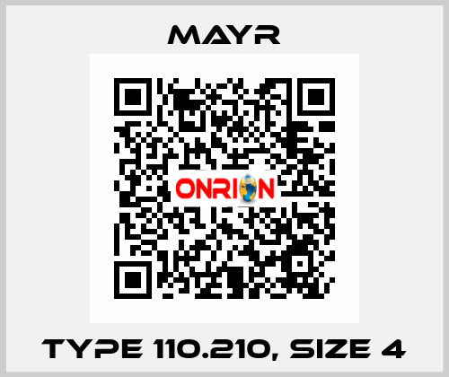Type 110.210, Size 4 Mayr