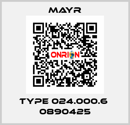 Type 024.000.6  0890425 Mayr