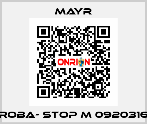 ROBA- stop M 0920316 Mayr