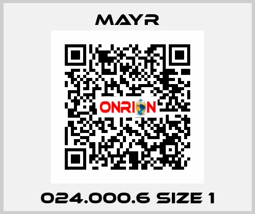 024.000.6 size 1 Mayr