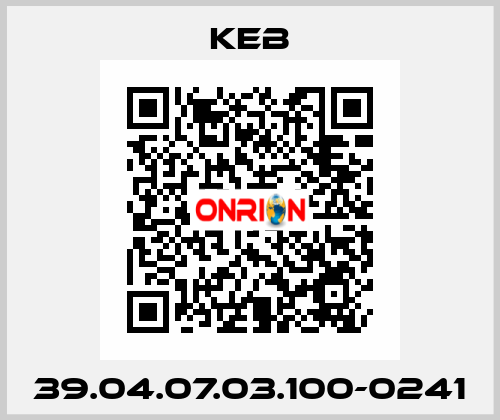 39.04.07.03.100-0241 KEB