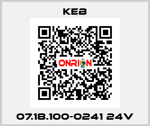 07.18.100-0241 24V KEB
