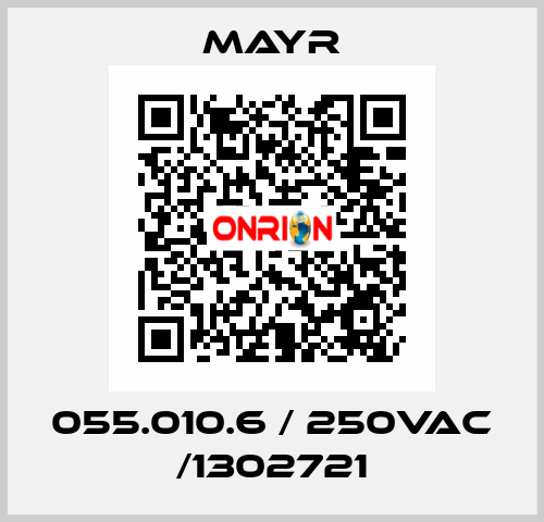 055.010.6 / 250VAC /1302721 Mayr