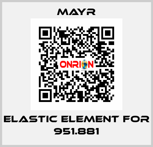 Elastic element for 951.881 Mayr