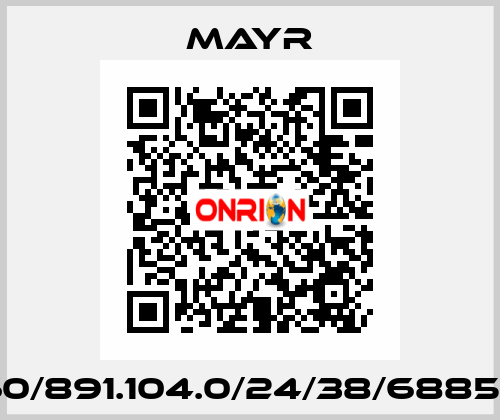 60/891.104.0/24/38/6885/1 Mayr