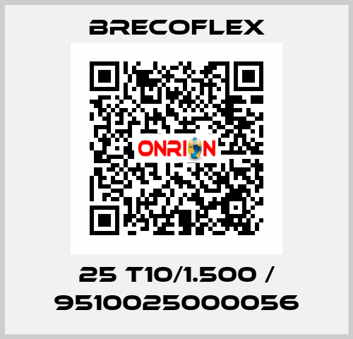 25 T10/1.500 / 9510025000056 Brecoflex
