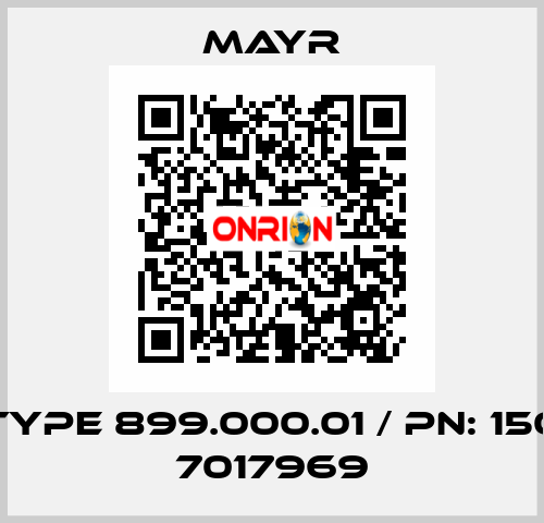 Type 899.000.01 / PN: 150 7017969 Mayr
