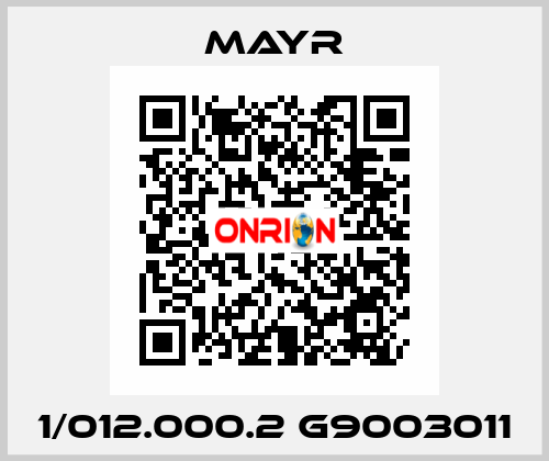 1/012.000.2 G9003011 Mayr