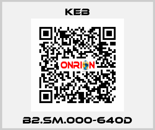 B2.SM.000-640D KEB