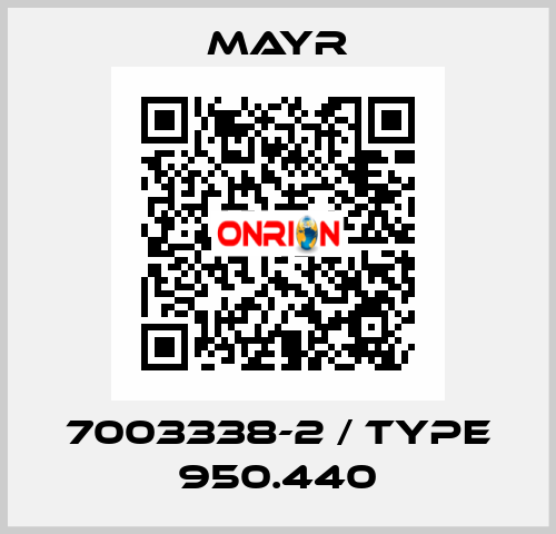 7003338-2 / Type 950.440 Mayr