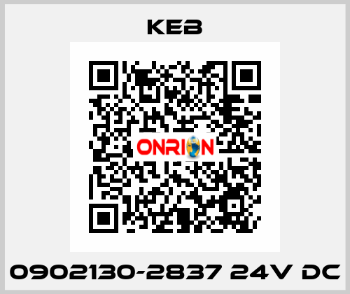 0902130-2837 24V DC KEB