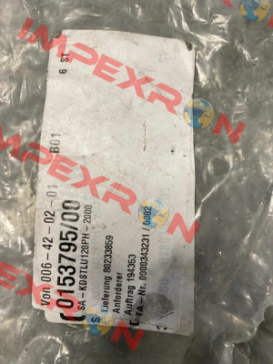 P/n: 0153795/00, Type: SA-KDSTLU120PH-2000 Vahle