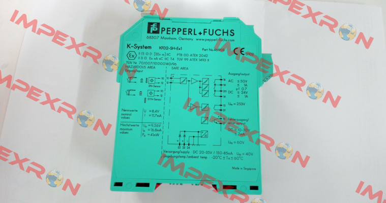 p/n: 046903, Type: KFD2-SH-EX1 Pepperl-Fuchs