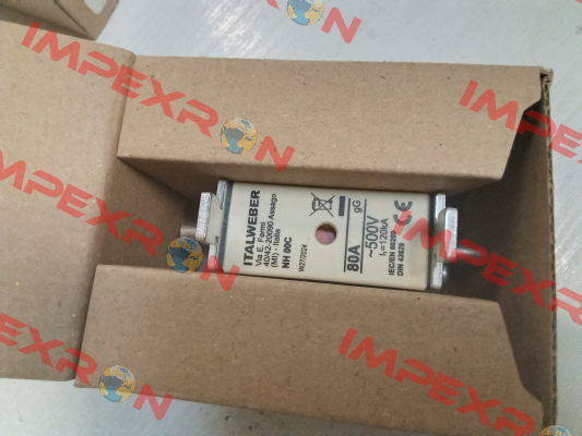 1500680 / FUS NH00C KOMBI GG 80A 500V Italweber