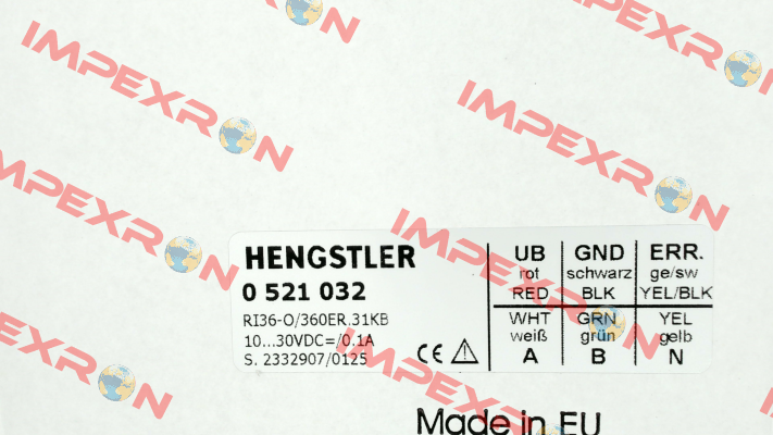 p/n: 0521032, Type: RI36-O/  360ER.31KB Hengstler