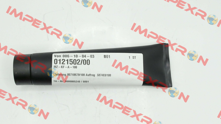 P/n: 0121502/00, Type: MZ-KF-A-100 Vahle