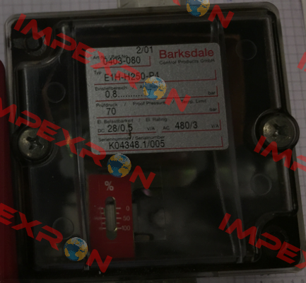 0403-080 / E1H-H250-P4 Barksdale