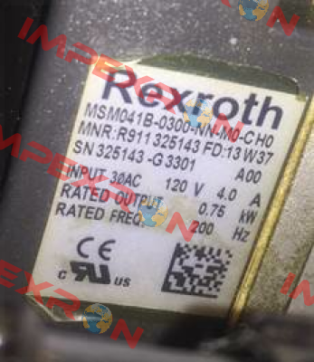 R911325143 / MSM041B-0300-NN-M0-CH0 Rexroth