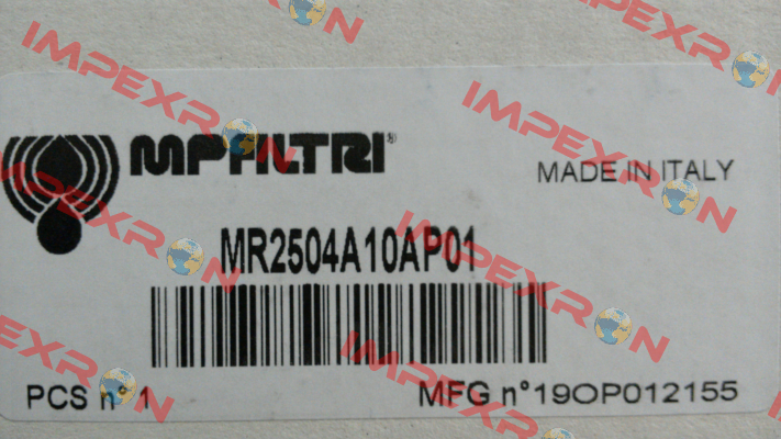P/N: 2625 Type: MR-250-4-A10-A-P01 MP Filtri
