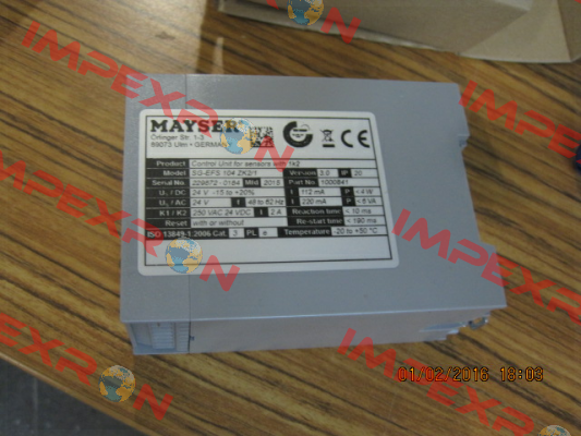 SG-EFS 104 ZK2/1 24 V AC/DC/Pb-Free 1,2 kOhm Mayser