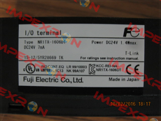 NR1TX-1606DT  Fuji