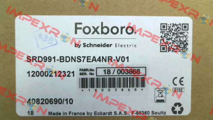 SRD991-BDNS7EA4NR-V01 Foxboro