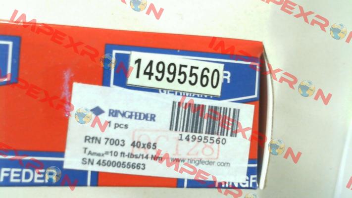 RfN/Ecocloc 7003 40X65 Ringfeder