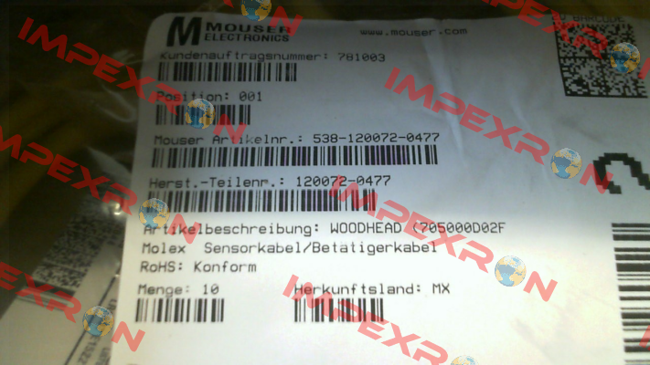1200720477 Molex