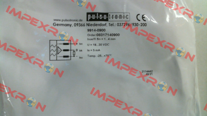 08317140900 / KJ4-M18MB80-ANU Pulsotronic