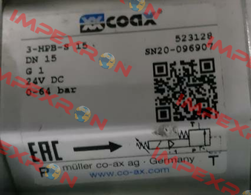 523128 / 3-HPB-S 15 Coax