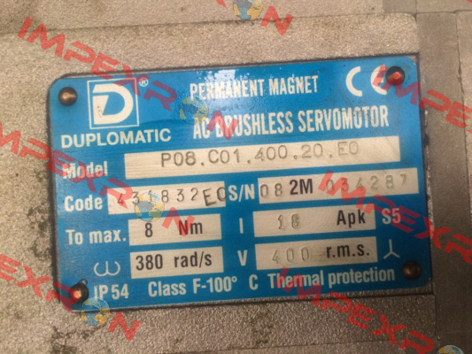 P08-C01-400/20- E0 Duplomatic