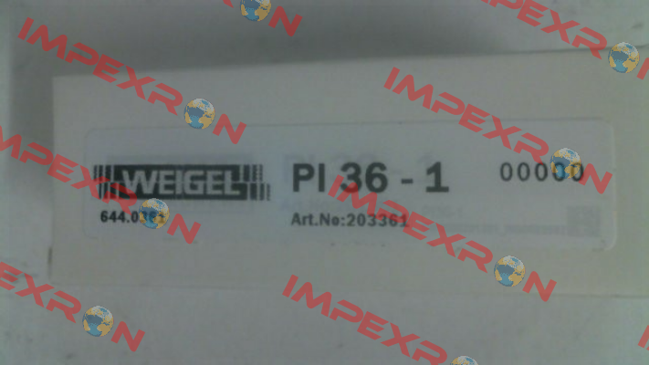 Nr. 644.0361 / Type PI 36-1 Weigel