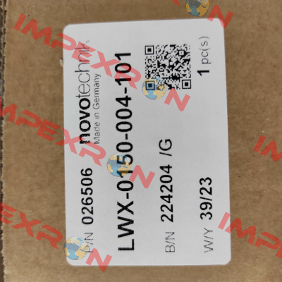 P/N: 400026506, Type: LWX-0150-004-101 Novotechnik
