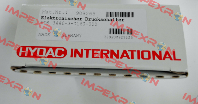 908265 / EDS 3446-3-0160-000 Hydac